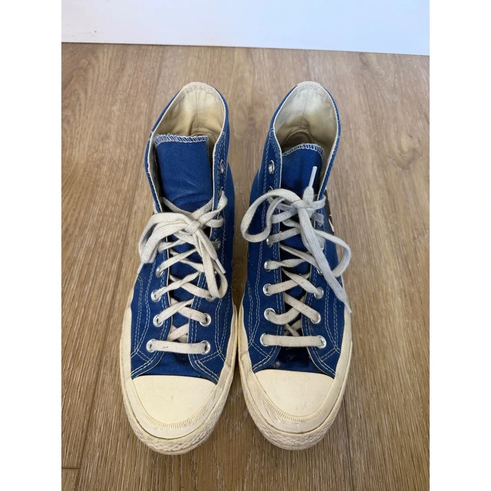 Converse x Comme des Garcons PLAY Chuck 70 High Top Blue Mens 9 171846C - Picture 3 of 8